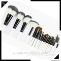 White color 19 pcs personalized makeup brush kit